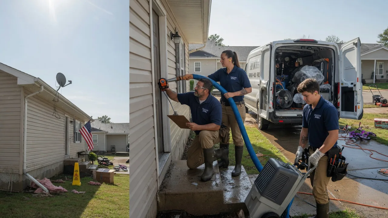 Ceiling Water Damage Restoration in Warren, TX near me