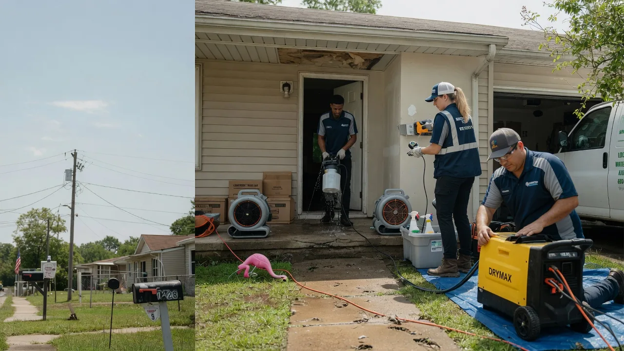 Storm Damage Water Removal in Warren, TX near me